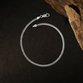 Braided Silver Chain Bracelet