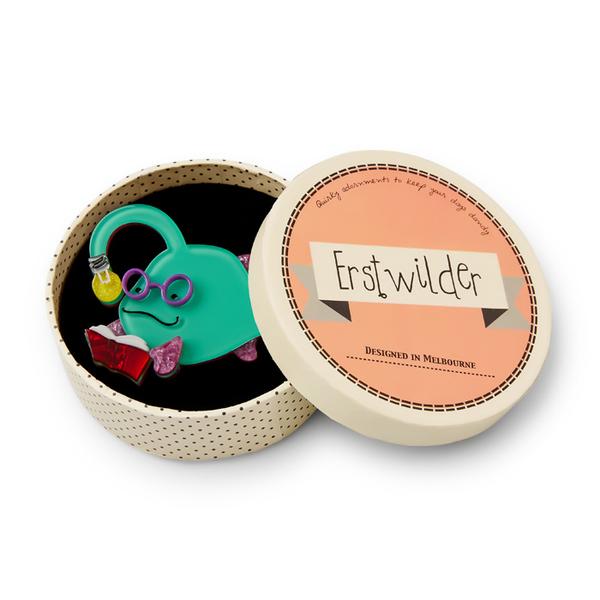 Bright Eyed Bibliophile Brooch - Erstwilder Ocean Vibes 2.0 (2018)