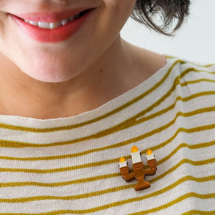 Candelabra Simplified Mini Brooch - Erstwilder x Pete Cromer Fairytales 2 (2026)