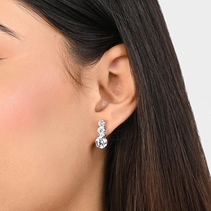 Cascade Trio Stud Earrings