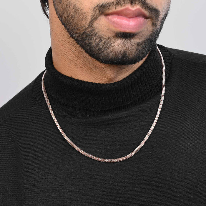 Champagne Silver Chain