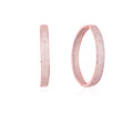 Chunky CZ-Studded Hoops
