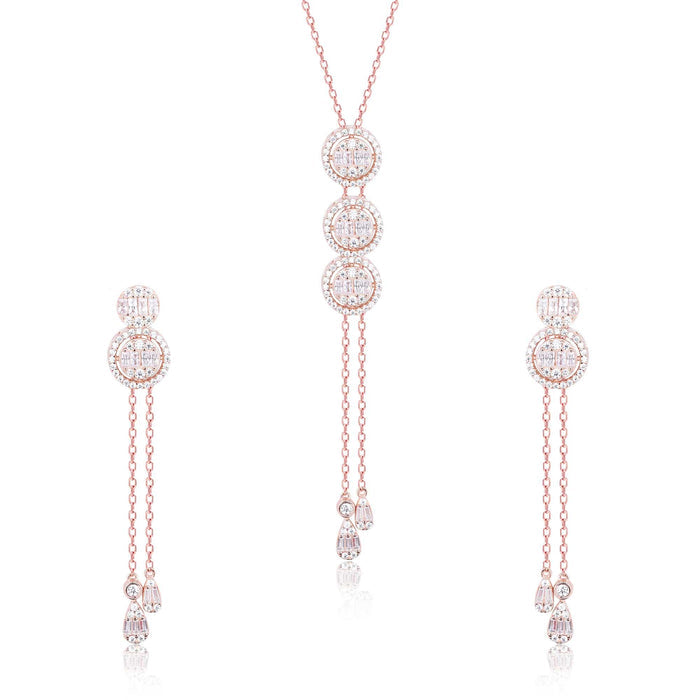 Circlet Symphony Silver Necklace Set