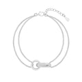 Circular Double Chain Bracelet