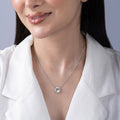 Circular Initial 'P' Necklace