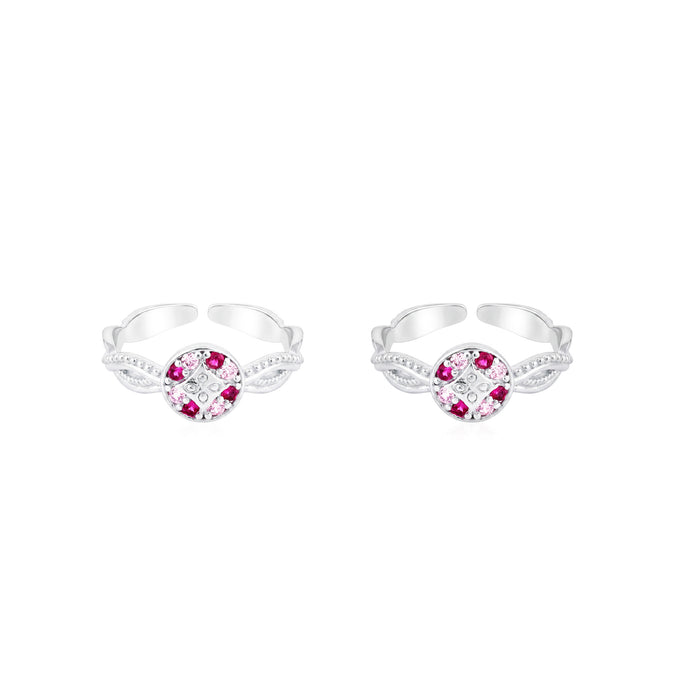 Circular Motif Toe Ring
