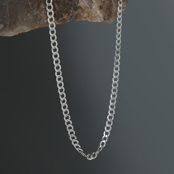 Classic Curb Silver Chain