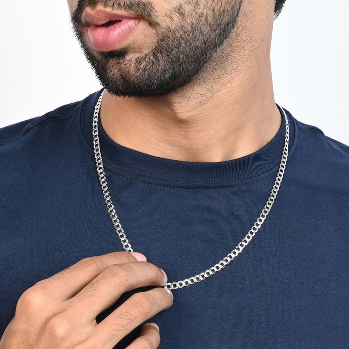 Classic Curb Silver Chain