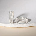 Classic Layered Band Toe Ring