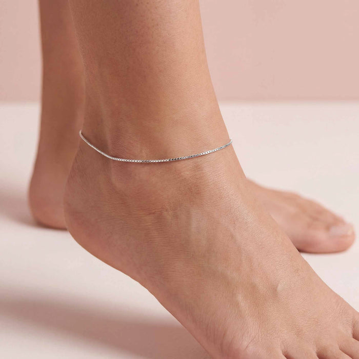 Classic Minimal Cable Chain Anklet