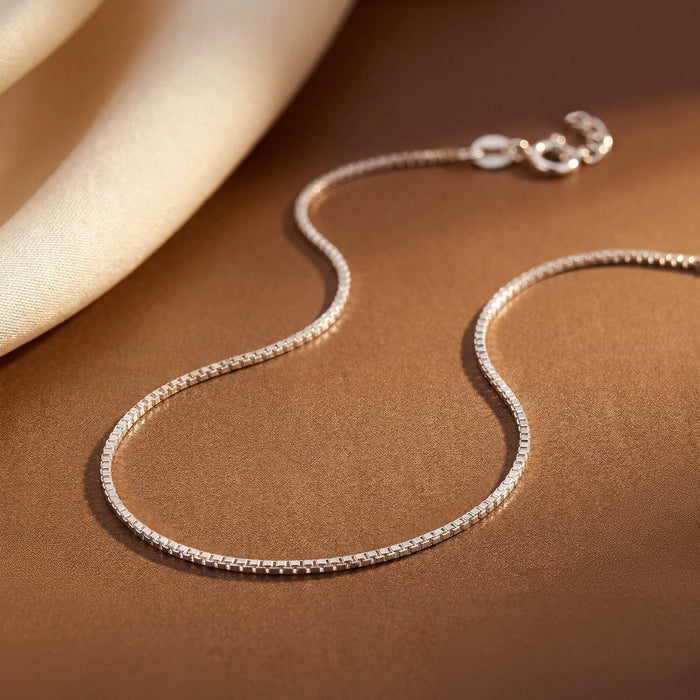 Classic Minimal Cable Chain Anklet