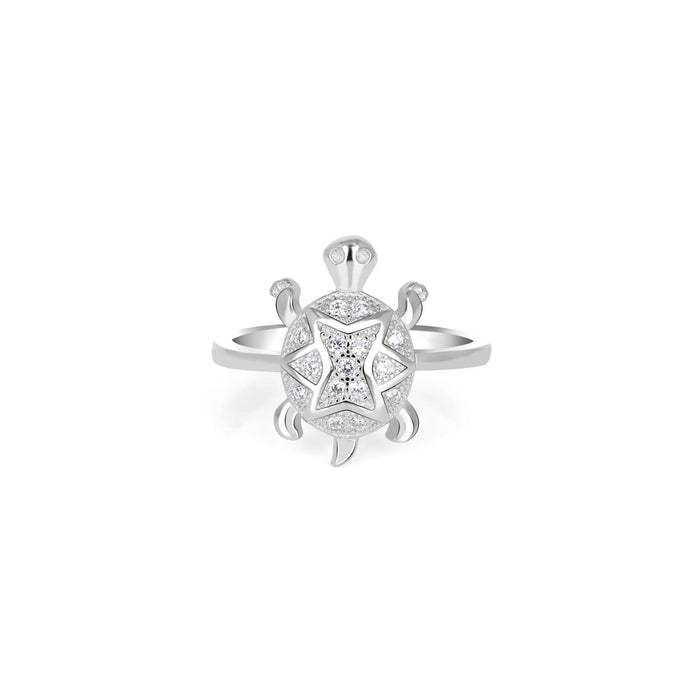 Classic Silver Tortoise Ring