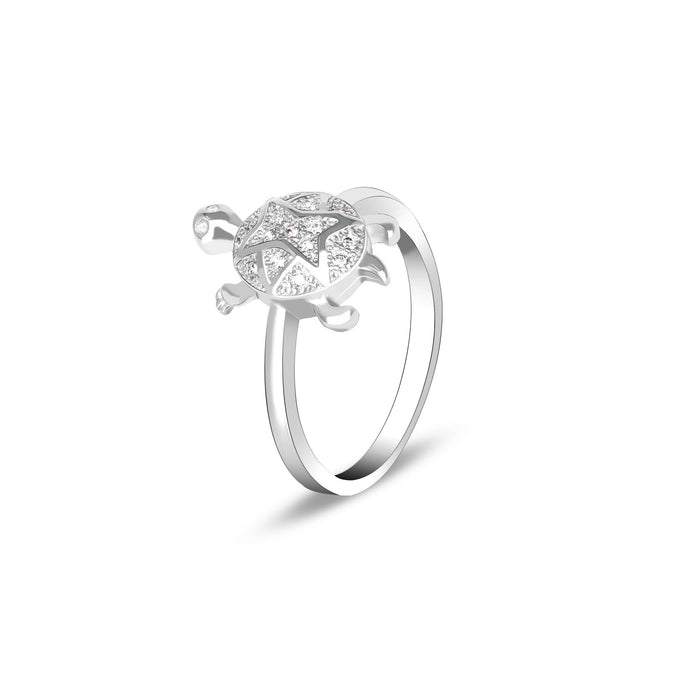 Classic Silver Tortoise Ring