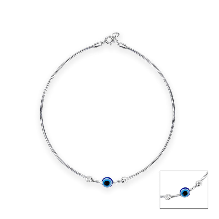 Cobalt Charm Anklet