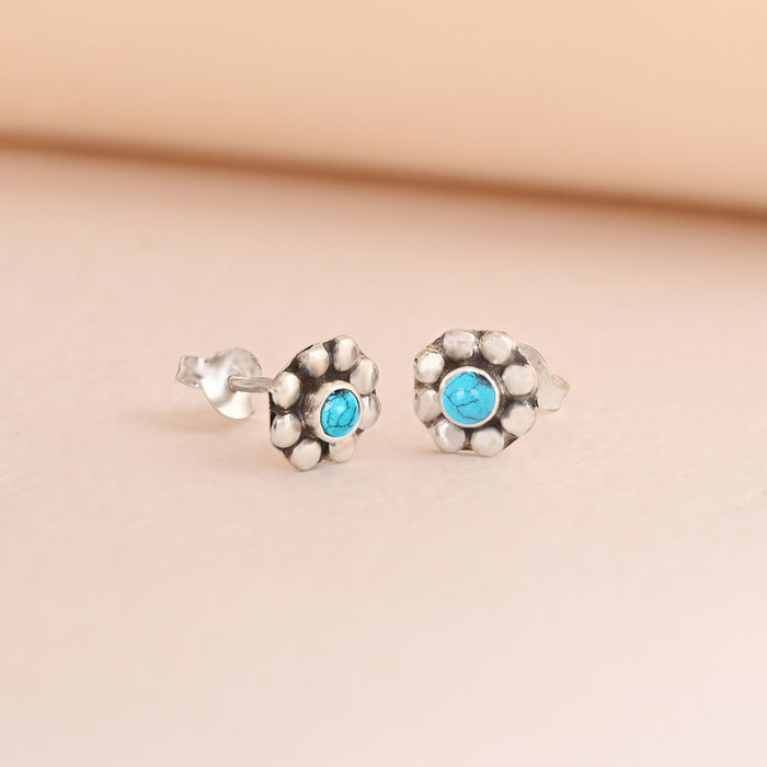 Colorful Sunflower Studs