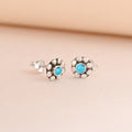 Colorful Sunflower Studs