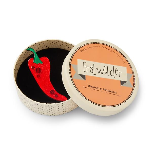 Cosas Picante Hot Chili Pepper Brooch - Erstwilder Spanish Fiesta - (2019)