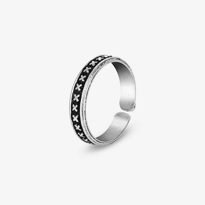silver toe ring