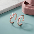 Crystal Flare Toe Ring