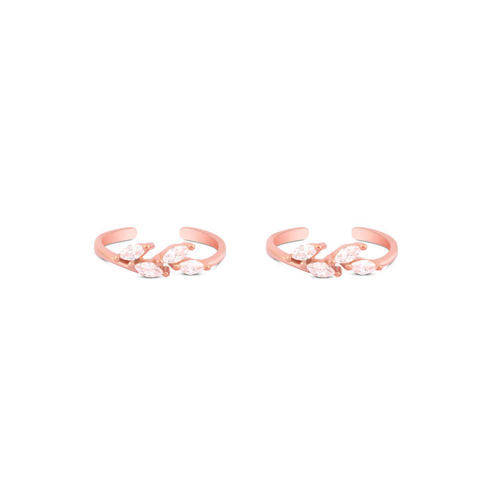 Crystal Flare Toe Ring
