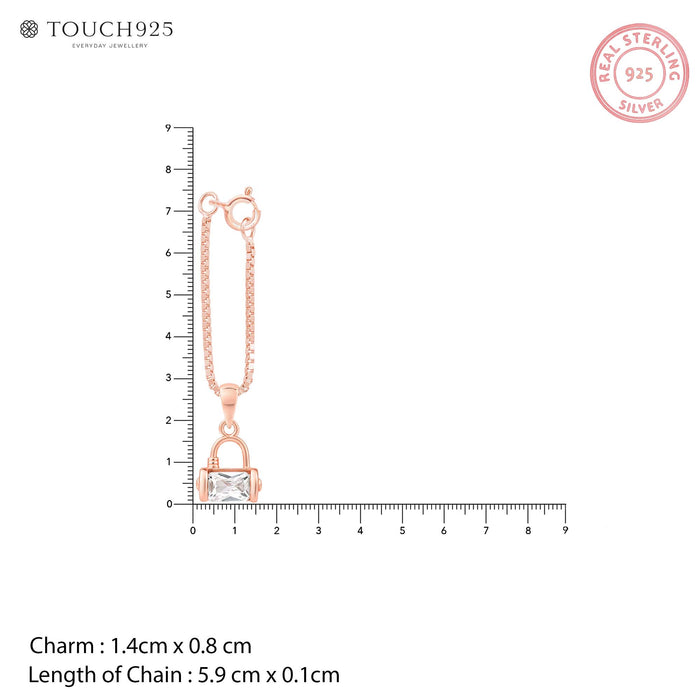 Crystal Lock Charm