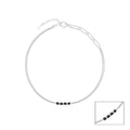 Cube Link Silver Anklet