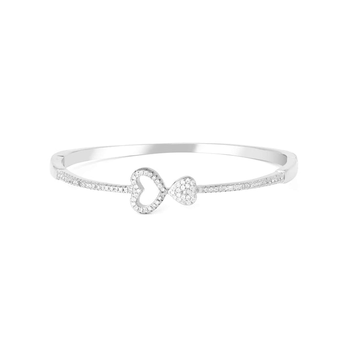 CZ Adornded Heart Link Kada
