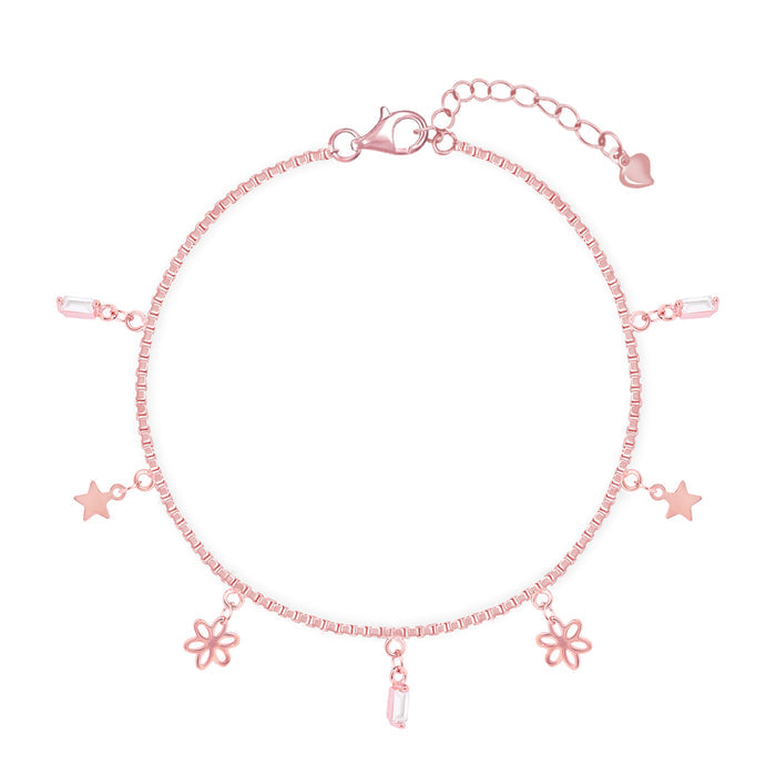 Dangle Charm Silver Bracelet