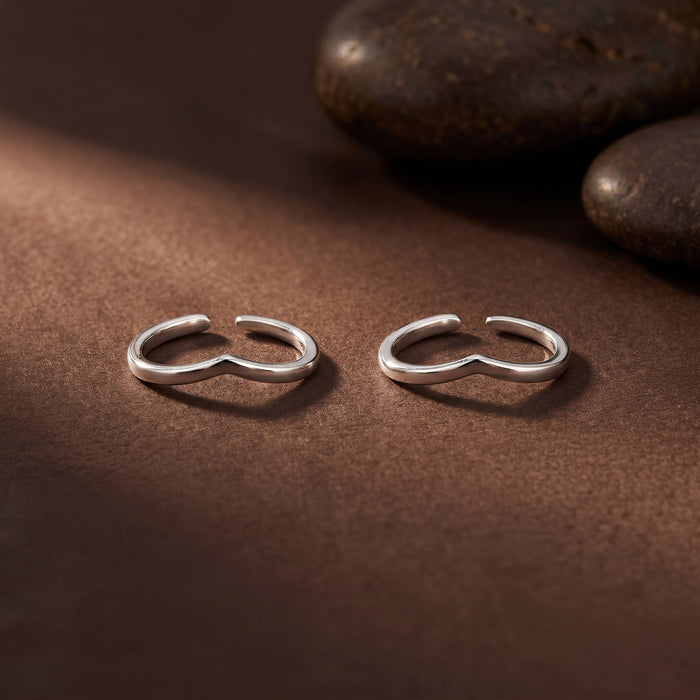 Diadem Silver Toe Ring