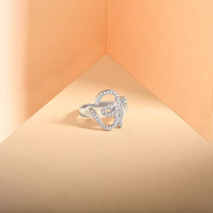 Ladies Silver Ring