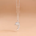 Dolphin Studded Pendant Chain
