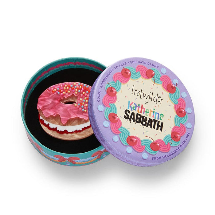 Donut Cake Brooch - Erstwilder Katherine Sabbath (2024)