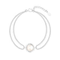 Double Chain Pearl Bracelet