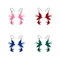 Double Swallow Drop Essential Earrings (Pink, Red, Blue, Green) - Erstwilder By Your Side (2026)