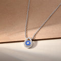 Drop Evil Eye Necklace