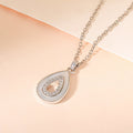 Drop Shape Pendant Necklace