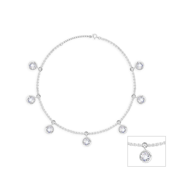 Drop Studded Anklet