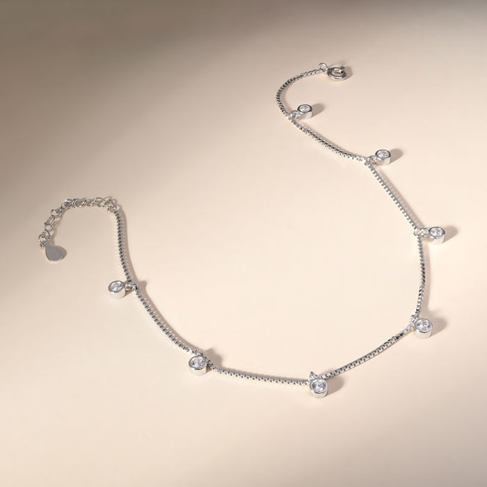 Drop Studded Anklet