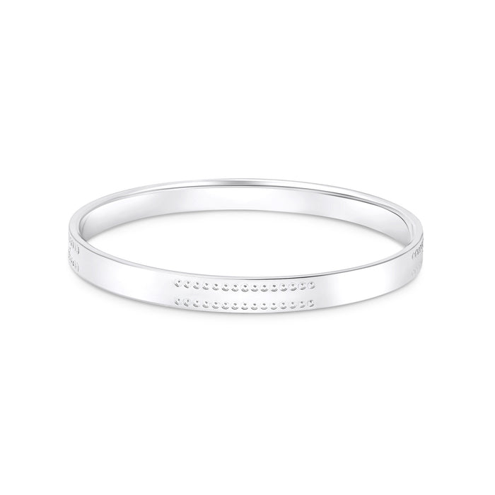 Dual-Row Dot Silver Kada