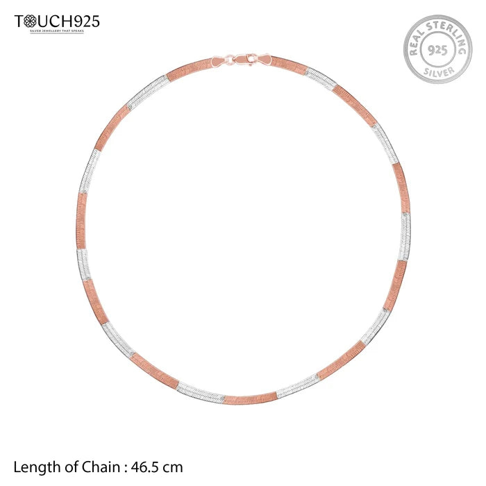 Dual Tone Curb Link Chunky Chain