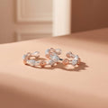 Dual-Tone Floral Toe Ring
