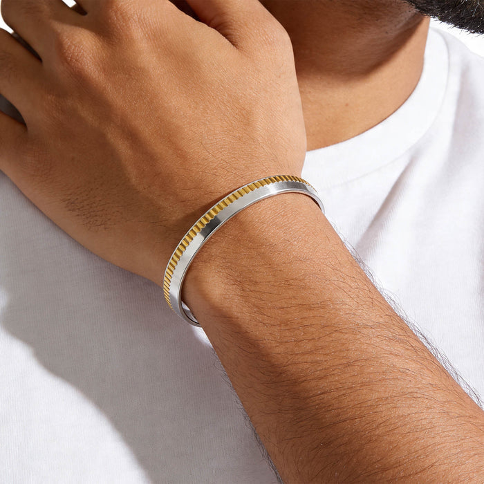 Dual-Tone Fluted Men Kada