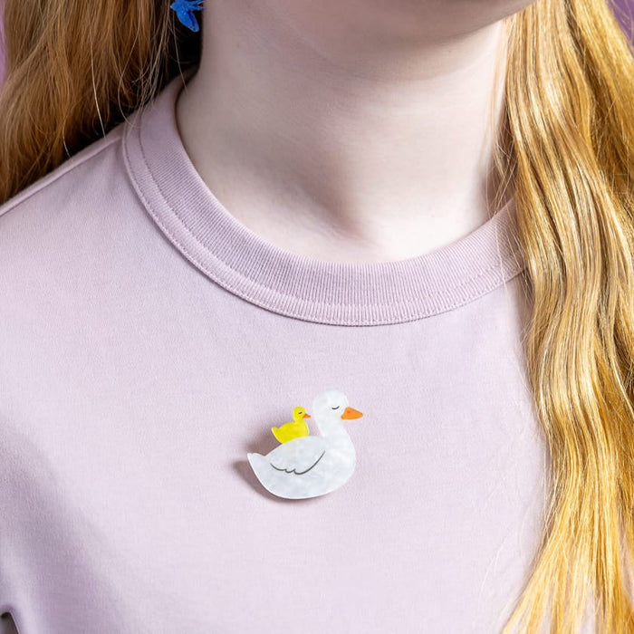 Ducks Simplified Mini Brooch - Erstwilder By Your Side Brooch (2026)