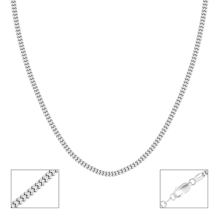 Dune Mesh Silver Chain