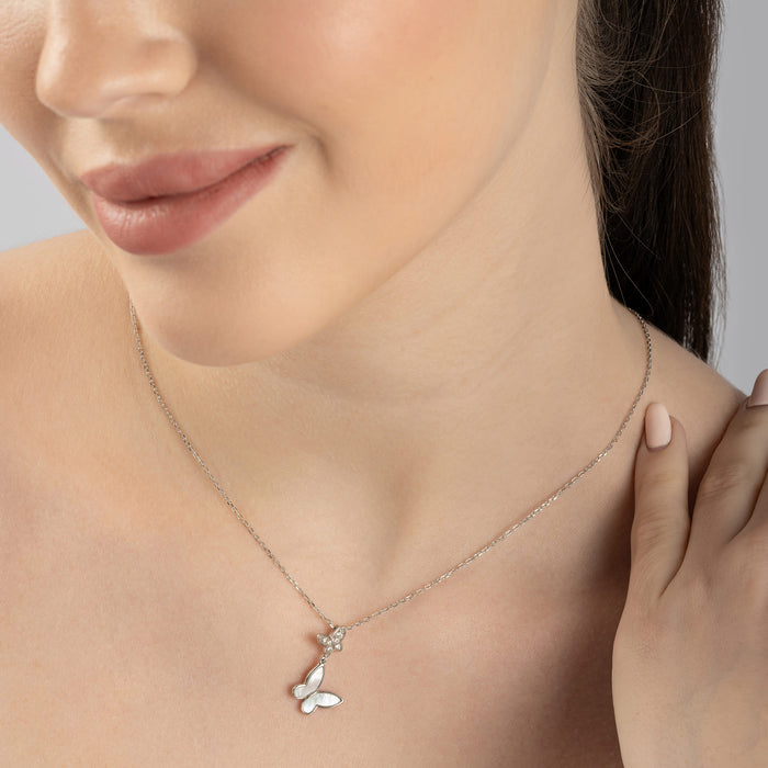 Duo Butterfly Necklace