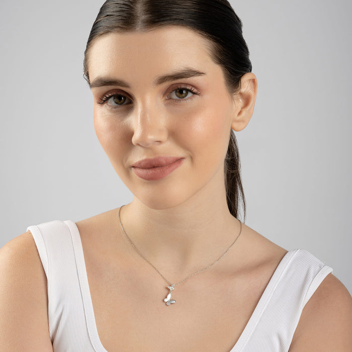 Duo Butterfly Necklace