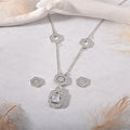 Elegant Geometry Necklace Set