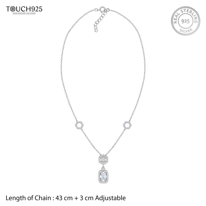 Elegant Geometry Necklace Set