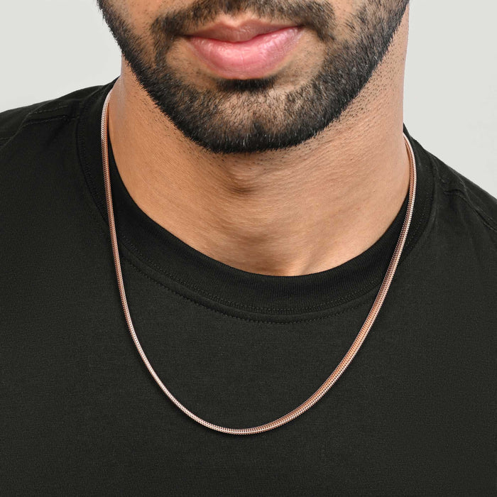 Ember Mesh Silver Chain