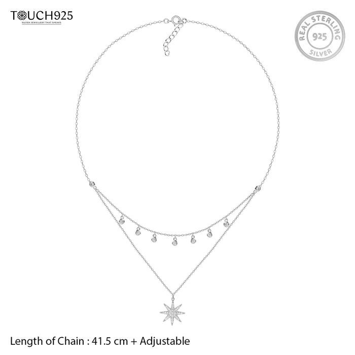 Enigmatic Eight Star Necklace